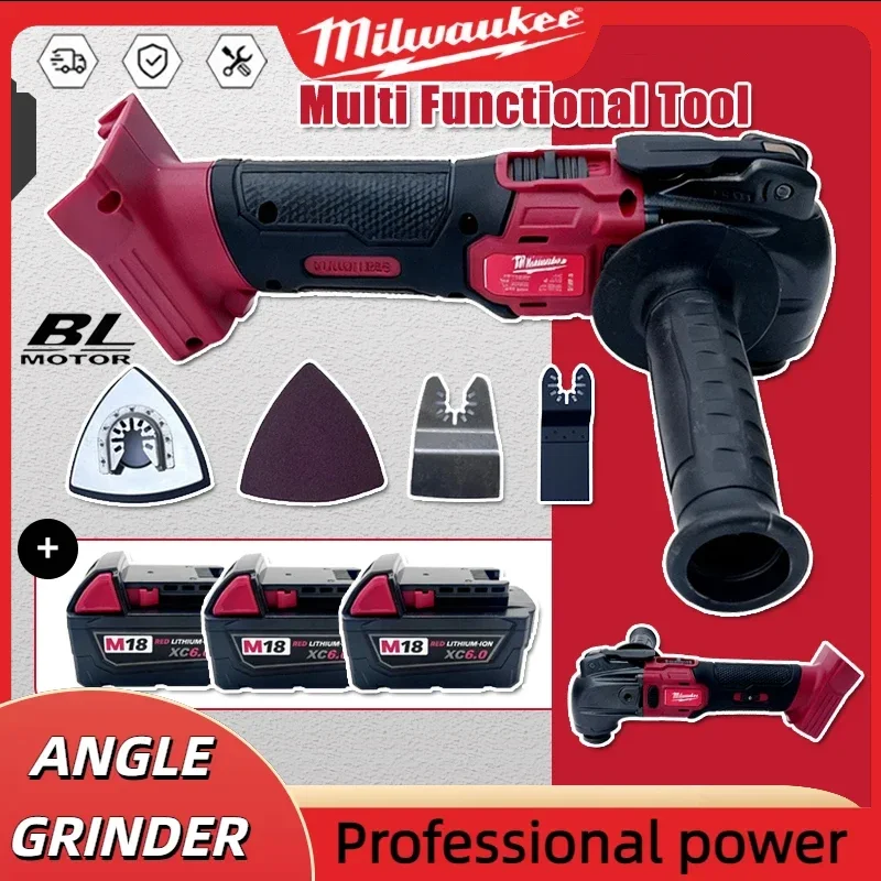

Milwaukee 18 В аккумулятор бесщеточный осциллирующий многофункциональный инструмент 6 передач беспроводной вибрационный триммер режущая пила электроинструменты
