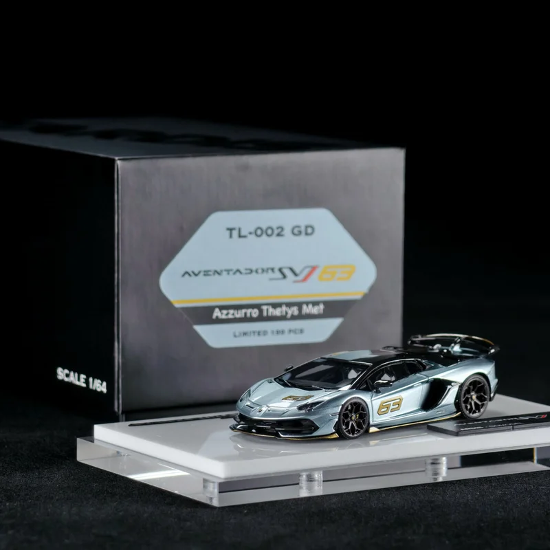 New In Stock Tardis 1:64 Lamborghini Aventador Svj #63 Resin