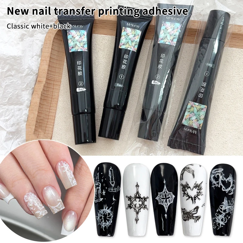 8ml Nail Art Polish Stamping Polish Nail Art Steel Plate Printing Special Gel Transfer Phototherapy Nail Polish Gel Paints**..