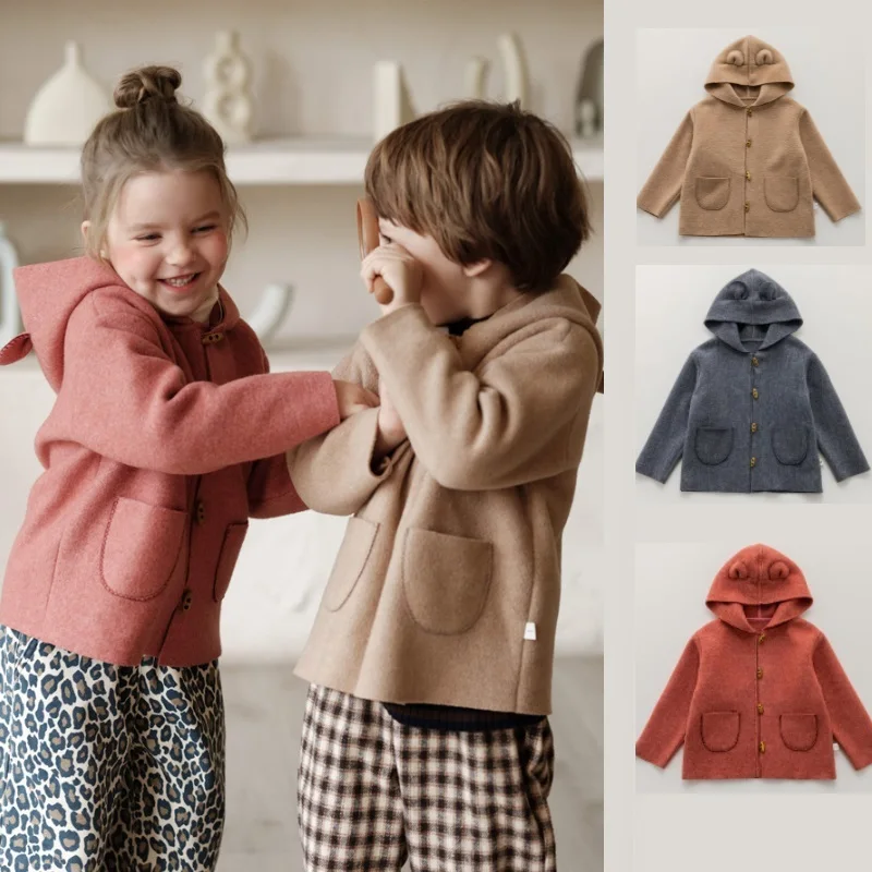children's-coat-2025-autumn-winter-new-pink-soft-fashion-girls'-and-boys'-hooded-windcoat-made-of-cotton-thickened-warm-baby-top