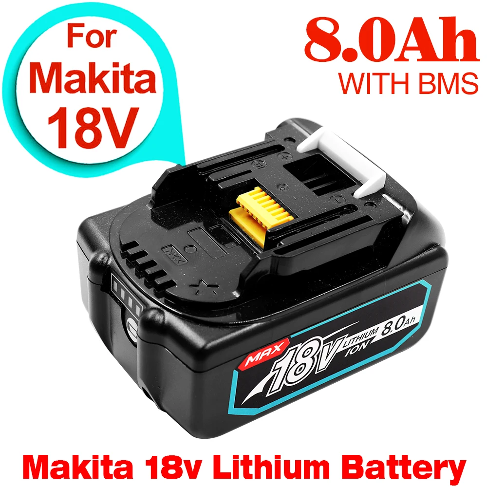 

Аккумуляторная батарея Makita 18 в 6,0 1850 Ач для электроинструментов Makita со стандартной заменой литий-ионных аккумуляторов LXT BL1860 6000 В мАч