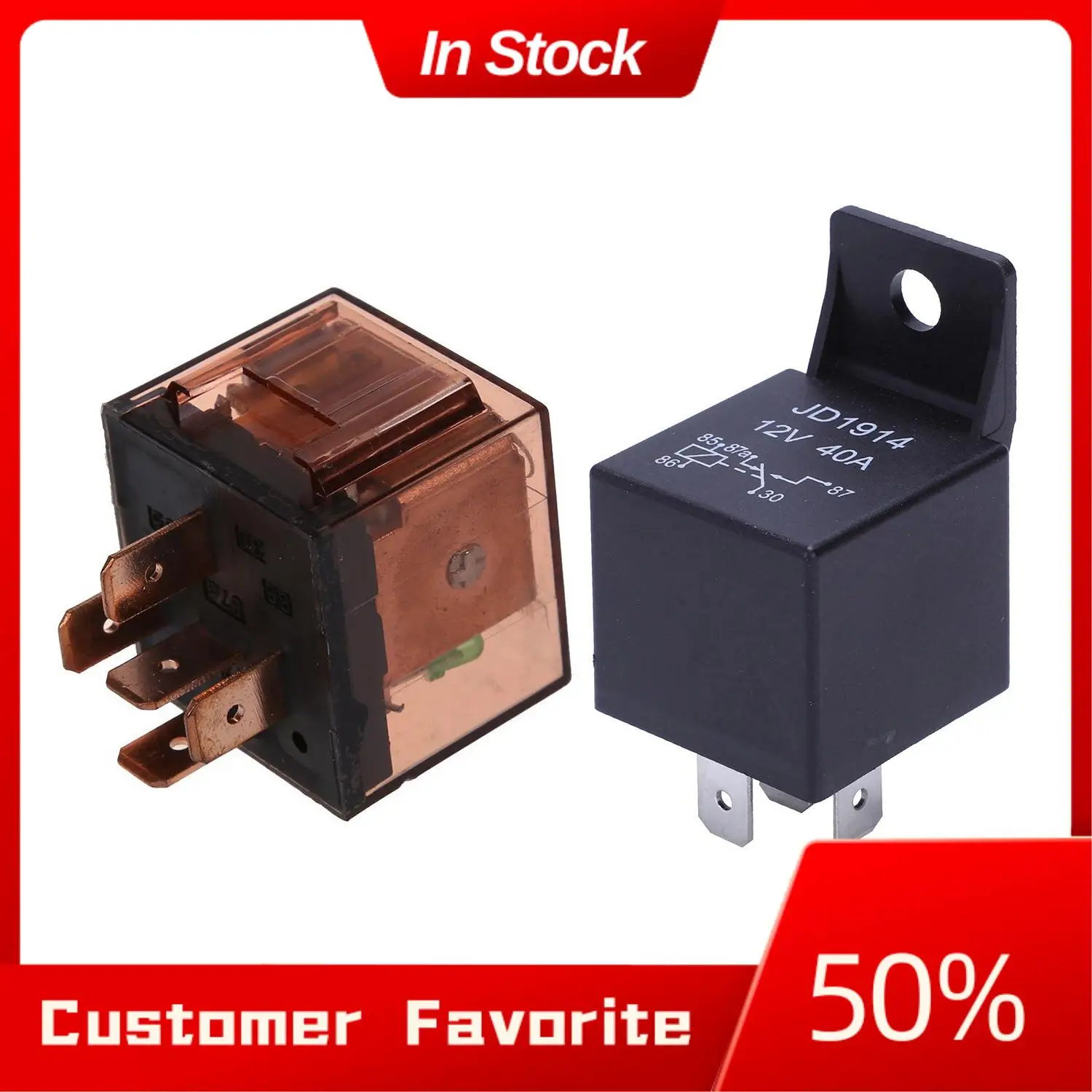 AT03 أعلى 2 قطعة 1NO 1NC SPDT 5 دبابيس السيارات شاحنة سيارة التتابع، DC 24V 80A و 12V 40A