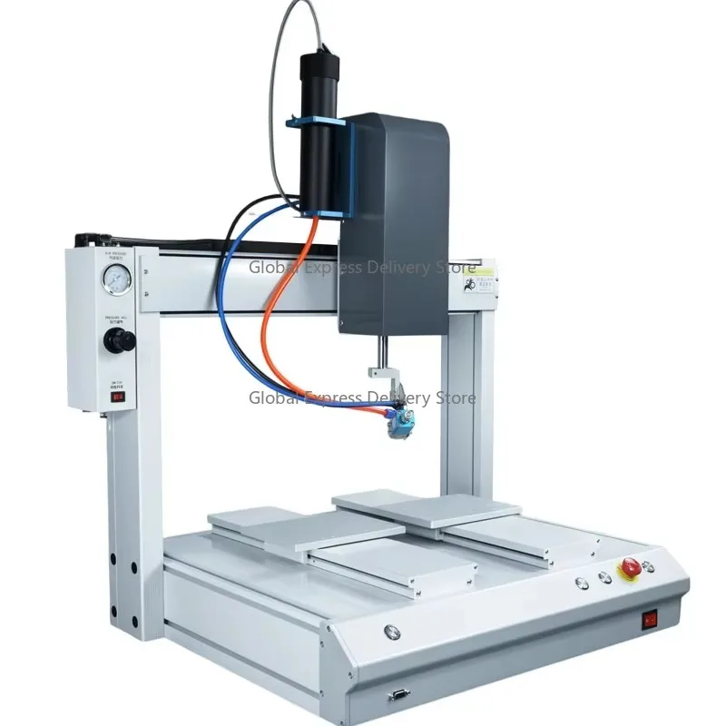 

Double Station Glue Dispenser Spraying Machine Universal Automatic Silicone/epoxy Resin/UV Glue Dispensing Machine With Rotation