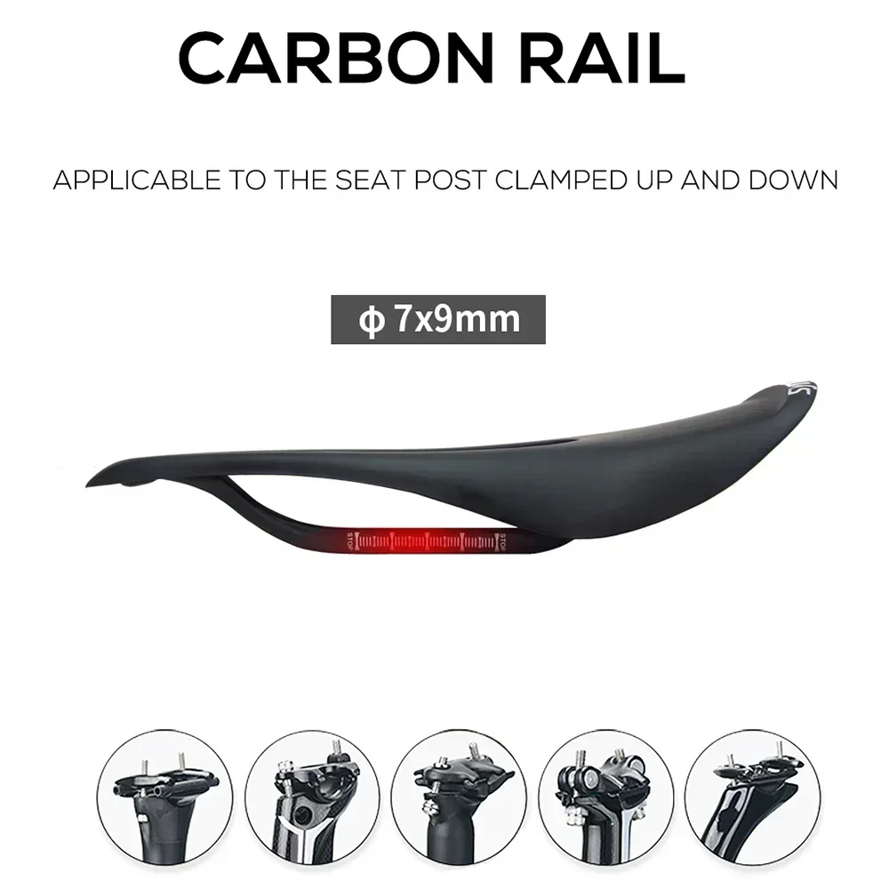 Syncros saddlebike Full Carbon Fiber Saddle Ultra Light 80g Matte Black/White Bicycle Seat 255x128mm Lightweightbike