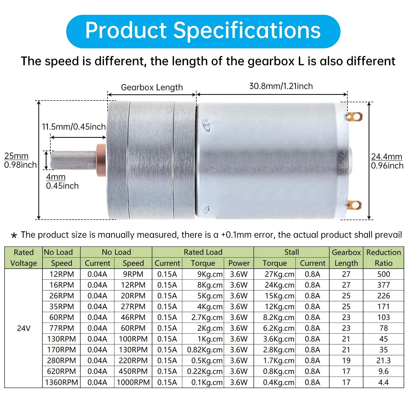 JGA25-370 Dc Gearbo…