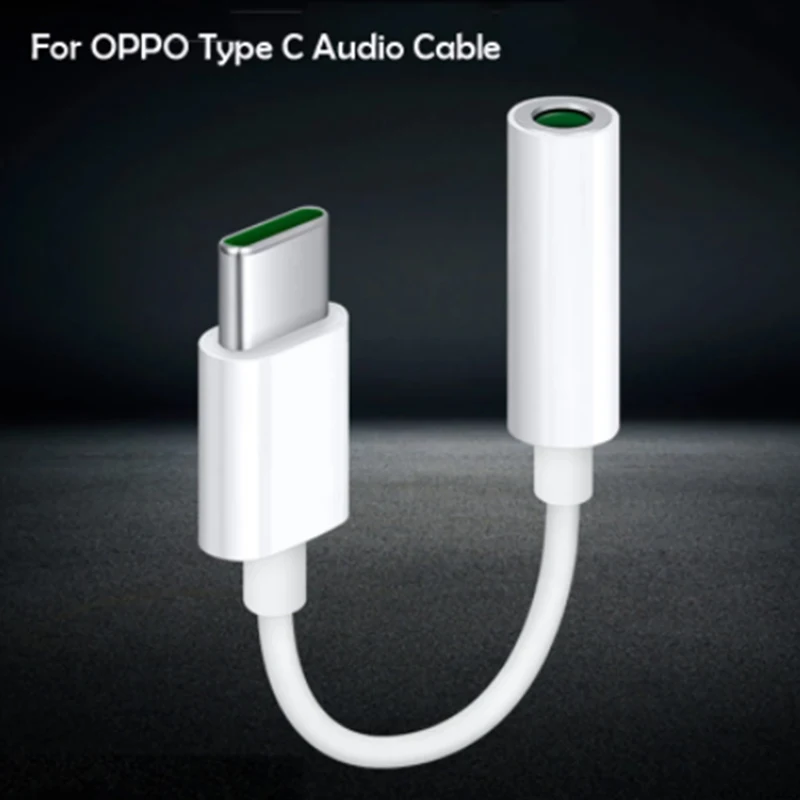 OPPO USB Type C To 3.5mm 3 5mm Jack Audio Adapter Earphone Headphone Aux Cable For OPPO Find X5 Pro Reno 7 8 Pro Realme GT Neo 3