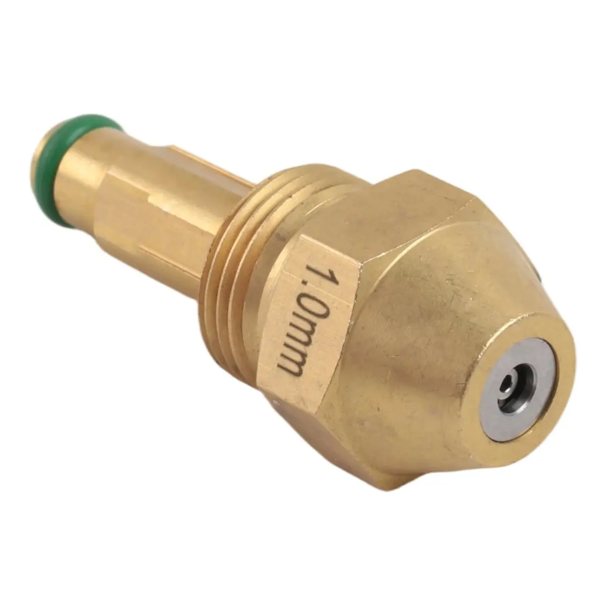 #76S Waste Oil Burner Nozzle Oil Mist Nozzle Air Atomizing Nozzle, 1.0Mm,Oil Mist Nozzle,(brass)