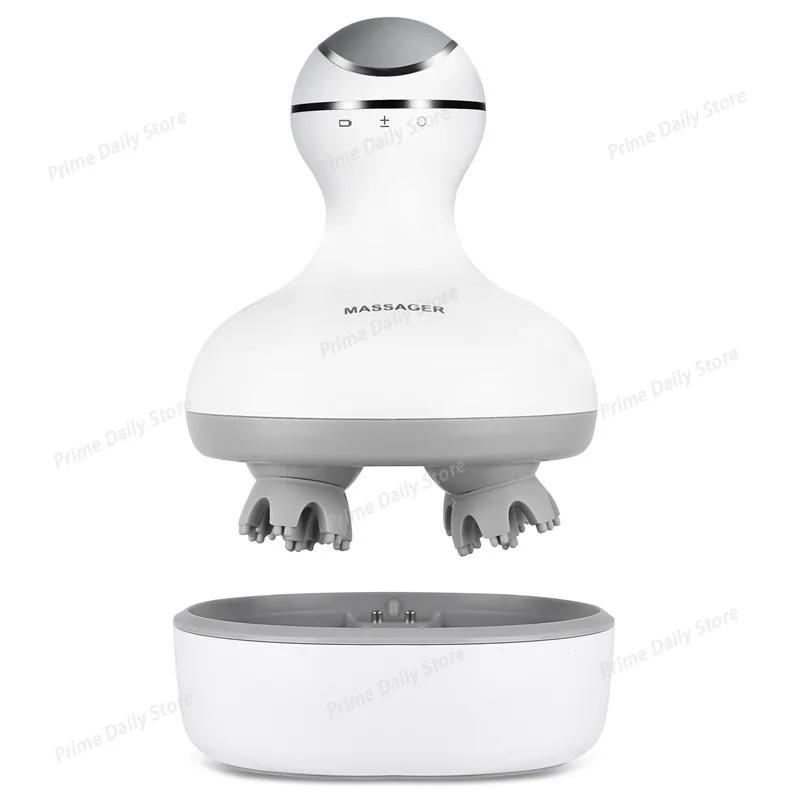 Micro current red light intelligent charging head massager vibration home