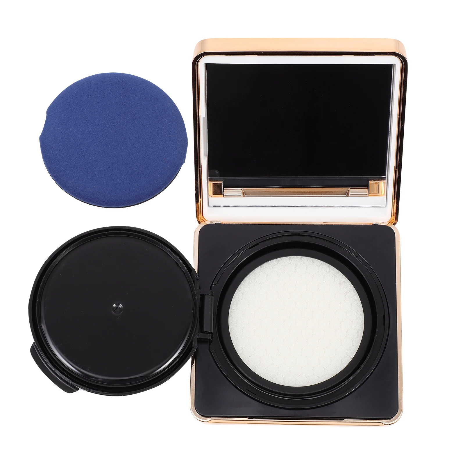 

Cushion Foundation Air Cream Box Makeup Golden Small Sponges Mini Child