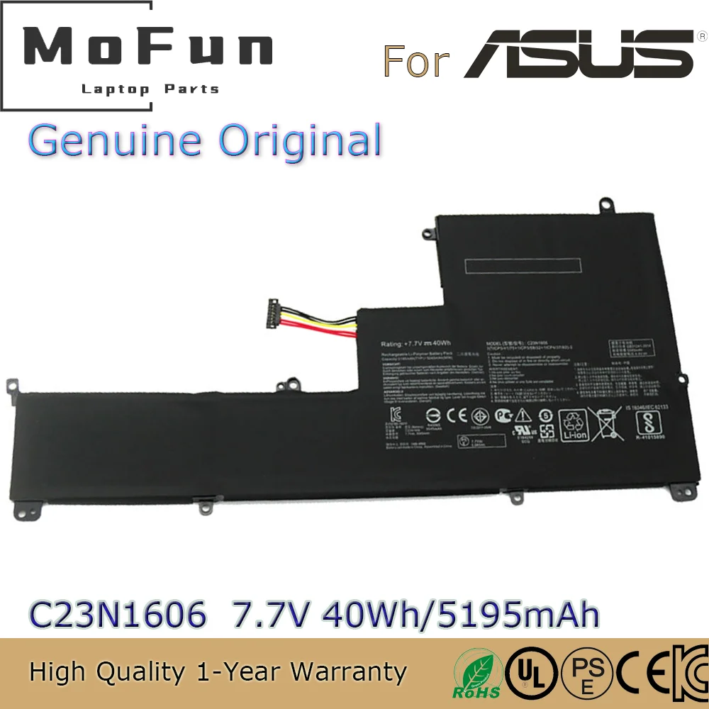 

Brand New Original C23N1606 7.7V 40Wh Laptop Battery for Asus Zenbook 3 UX390UA-GS031T UX390UA-GS071T 0B200-02210000 C23PQCH