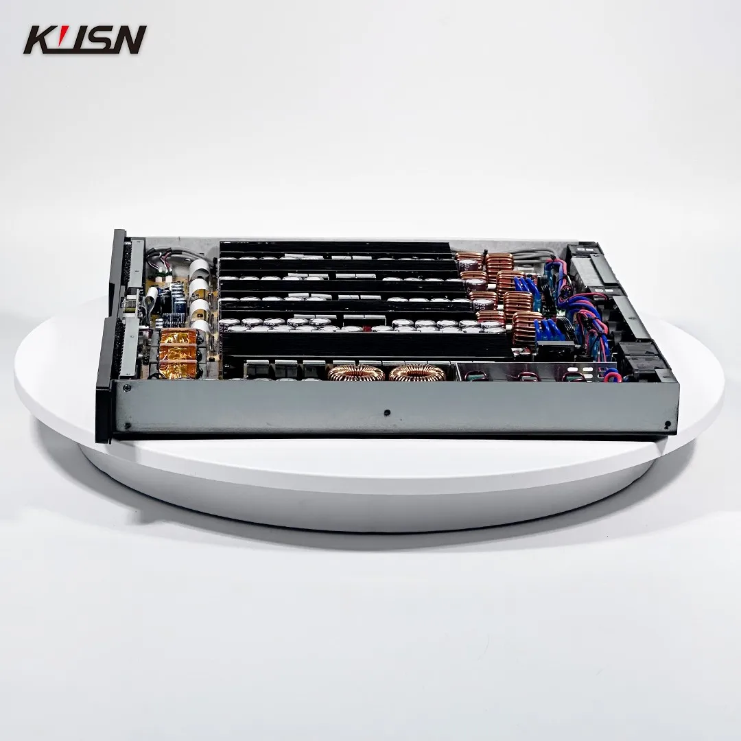 1500W X4 8 Ohm CLASS D Professional Digital Amplifier Stereo 1U Power Amplifier High-End Large Performances Bars Party