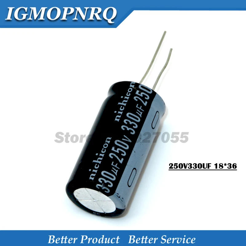 5PCS 250V330UF 18x35mm 250v 330uf 18*35 Electrolytic capa Electrolytic capacitor new