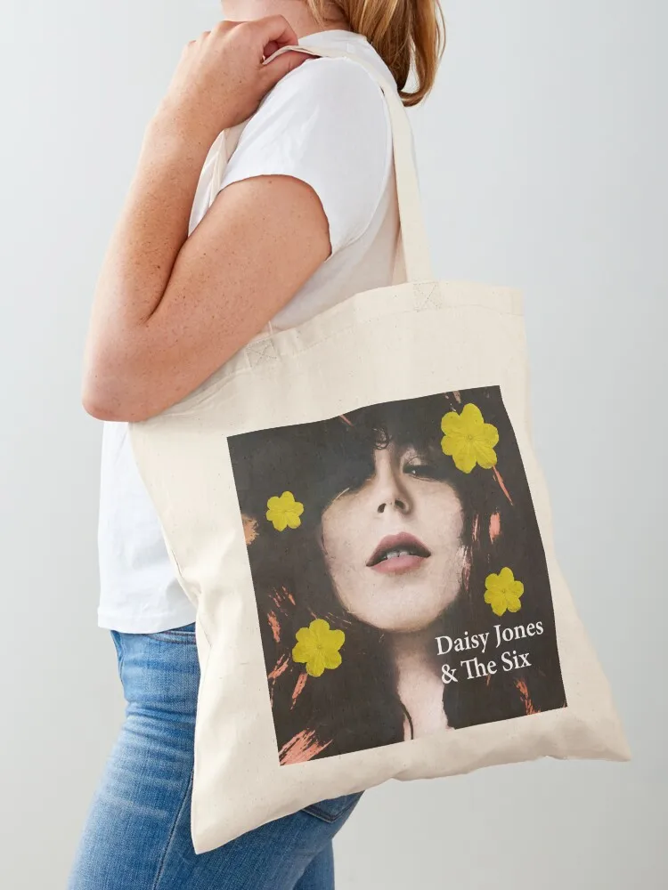 Daisy Jones & The Six: Floral Edition Tote Bag tote bags men Women's shopper bag foldable reusable bag