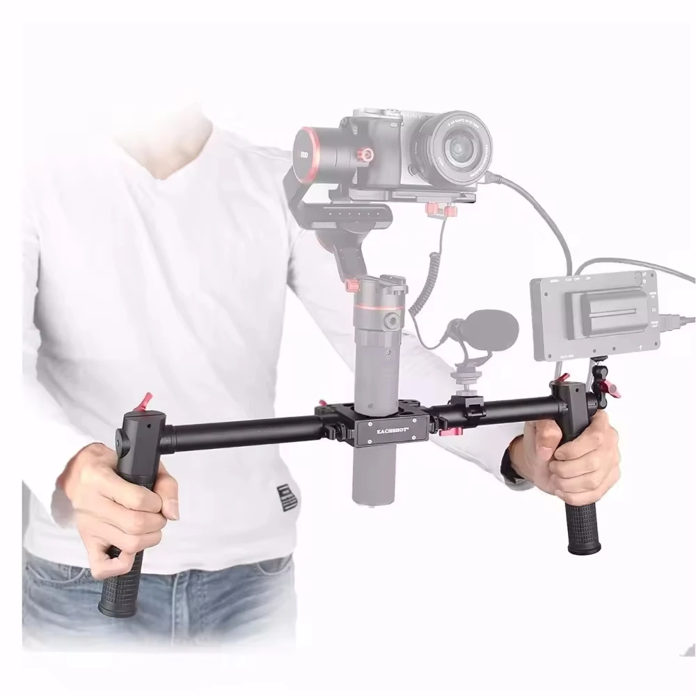 Gimbal Stabilizer of  Eachshot Professional Dual Handle Grip Handheld Handlebar Kit for
