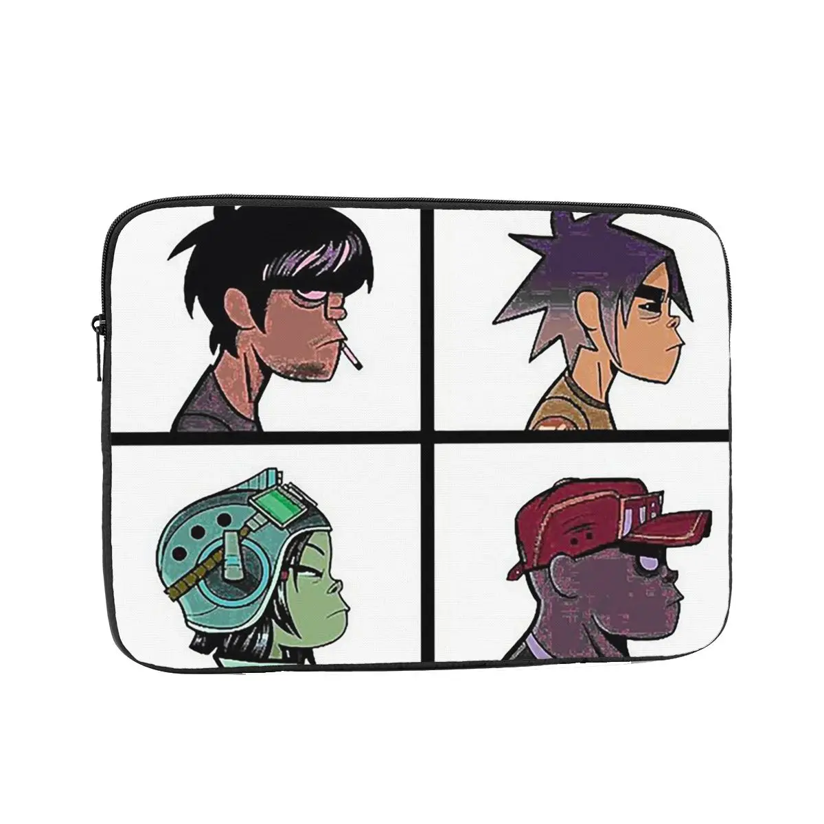 Music Band Gorillaz Notebook-Laptoptasche, 10, 12, 13, 15, 17 Zoll, für MacBook Air Pro, Tablet, stoßfeste Tasche