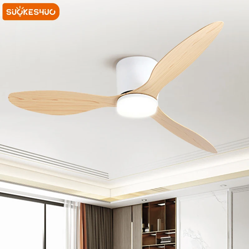 low floor led fan light ventilador de teto de controle remoto abs branco madeira preto lampada interior velocidades 100265v 42 52 01