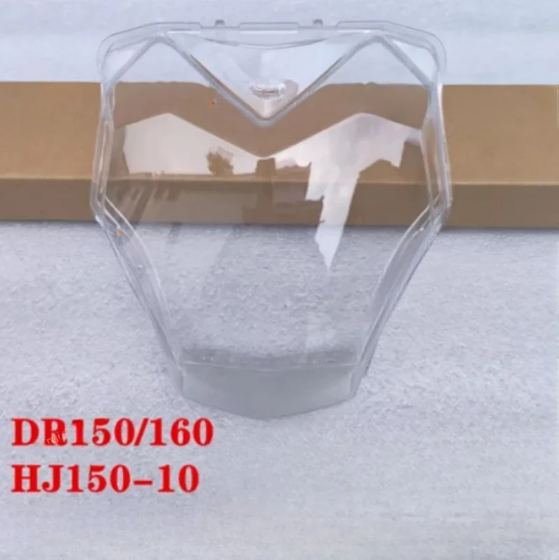 For Suzuki Haojue DR160 160S DR150 HJ150-10/10A Motorcycle Headlight Glass Transparent Glass Cover Lamp Housing