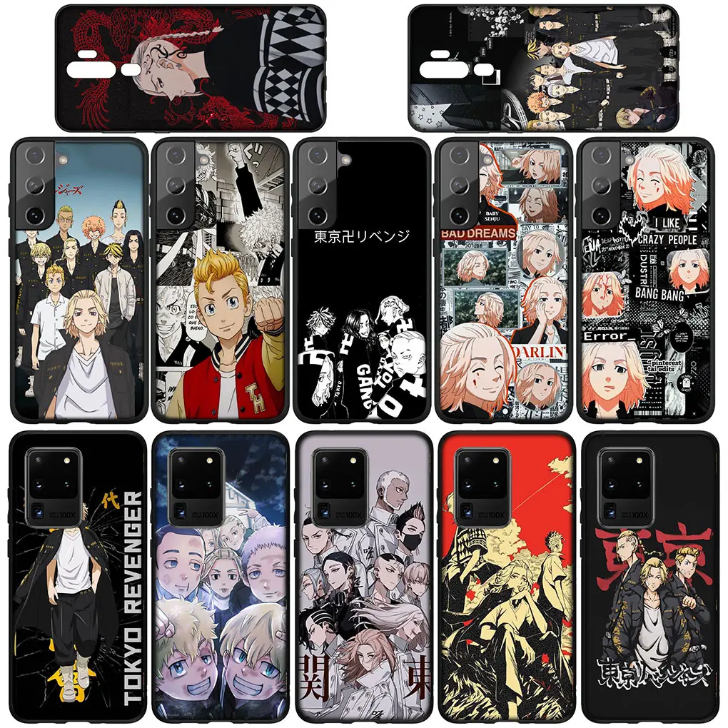 Tokyo Revengers Mikey Hinata Naoto Phone Cover Case for Xiaomi Redmi Note 10 12 Pro Max 10A 10C 12C 10X 10S 8T C Soft Casing