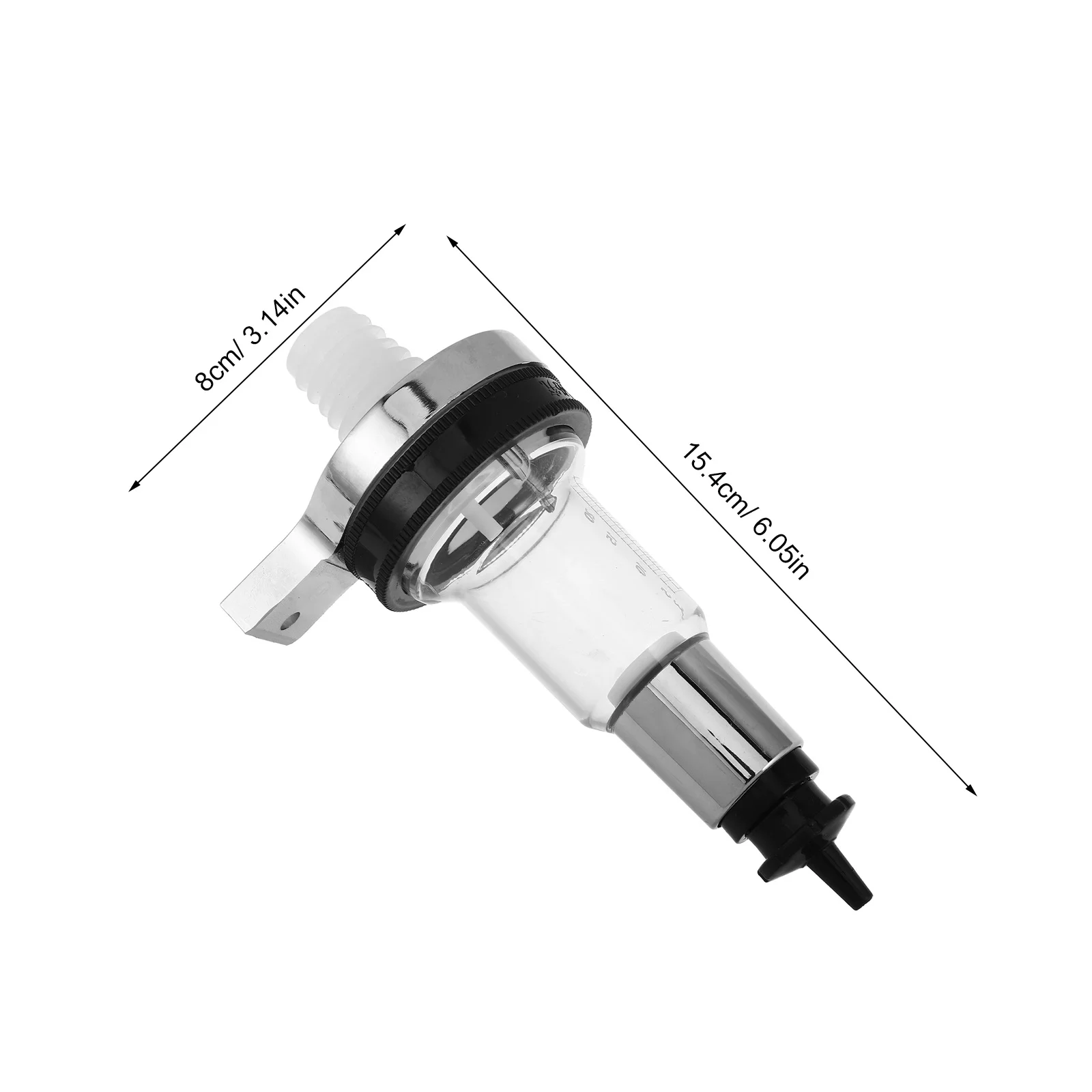Pompa di ricarica per profumo Dispenser di liquido in vetro Scala precisa Punta fine a prova di perdite per strumento di riempimento di bottiglie da viaggio per olio essenziale