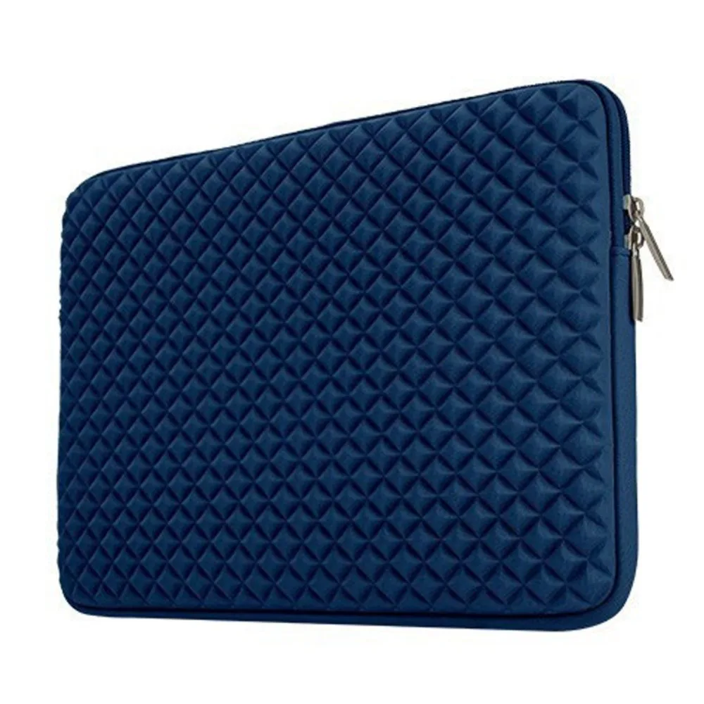 Grid Texture Laptop Portable Sleeve Shockproof Waterproof Notebooks Protective Bag Wear Resistant Simple Laptop Sleeve Bag