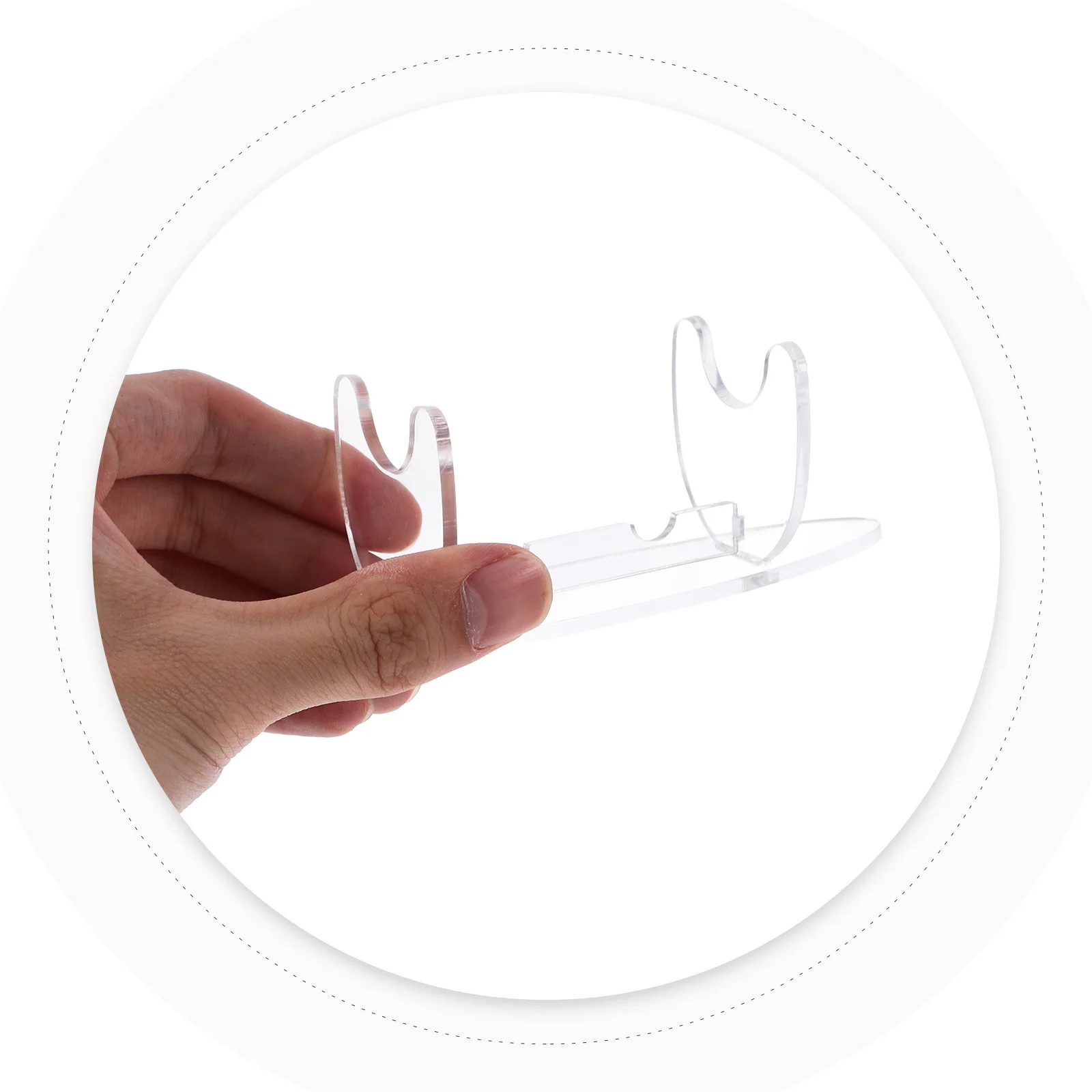 الحد الأدنى حامل قلم أكريليك حامل سطح المكتب قلم حبر منظم رف اللمس السلس استخدام متعدد الاستخدامات للأقلام المختلفة #2