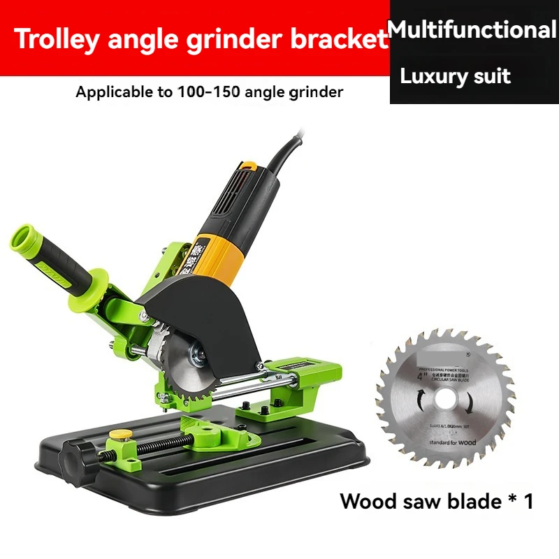 

Pull Rod Bracket Angle Grinder Machine Stand Cutter Bracke Holder Cutting Machine For 100-125 No Angle Grinder Cast Iron Base