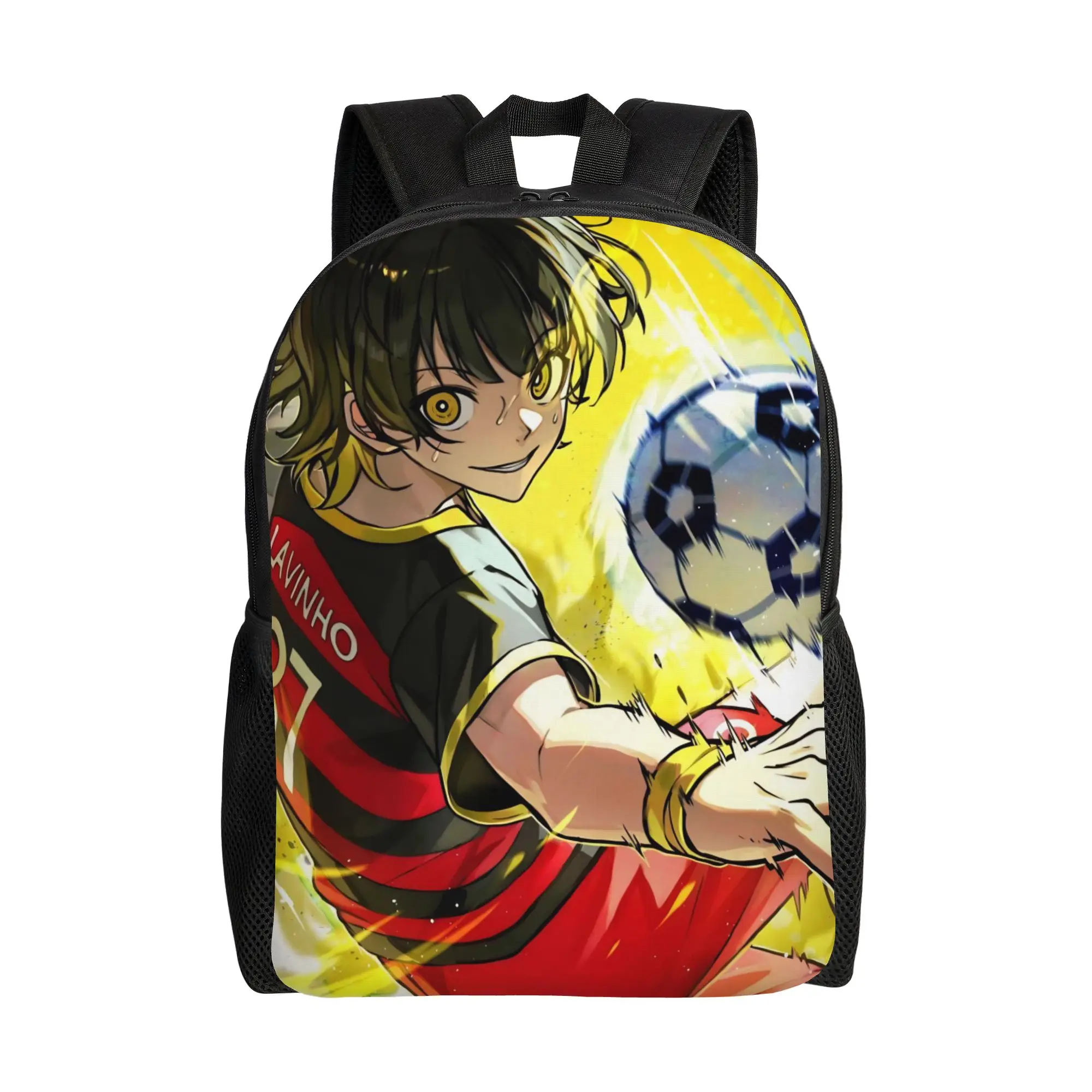 Bachira Meguru Blue Locks Anime  Women Backpack Trend Student School Bag  Laptop Backpack Kids Travel Rucksack