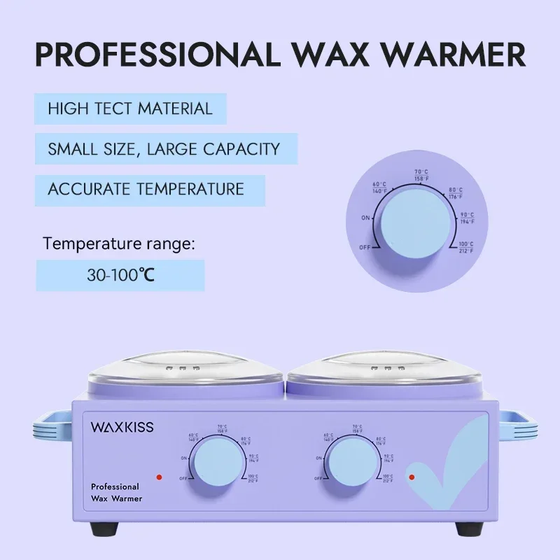 Wholesale Electric Double Pot Professional Salon Paraffin Wax Warmer Heater 500ml*2