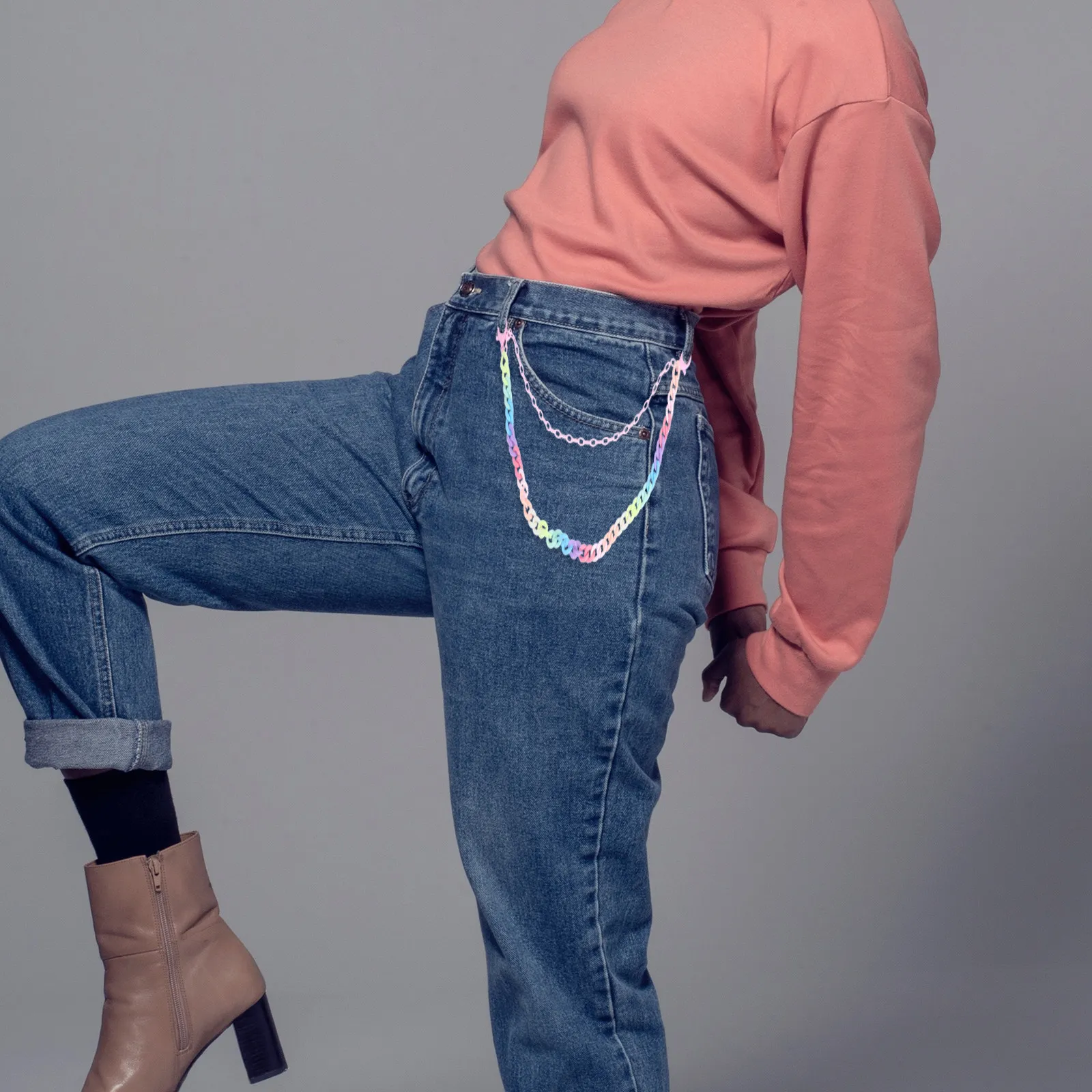 1Pcs Trendy Decorative Pants C - Body Jewelry Materials 评论和价格