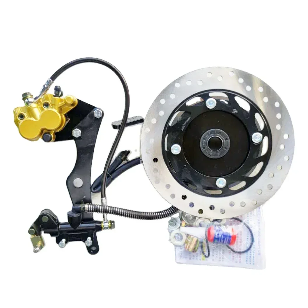 Motorcycle upgrade rear disc brake system rear wheel hydraulic brake kit 130mm