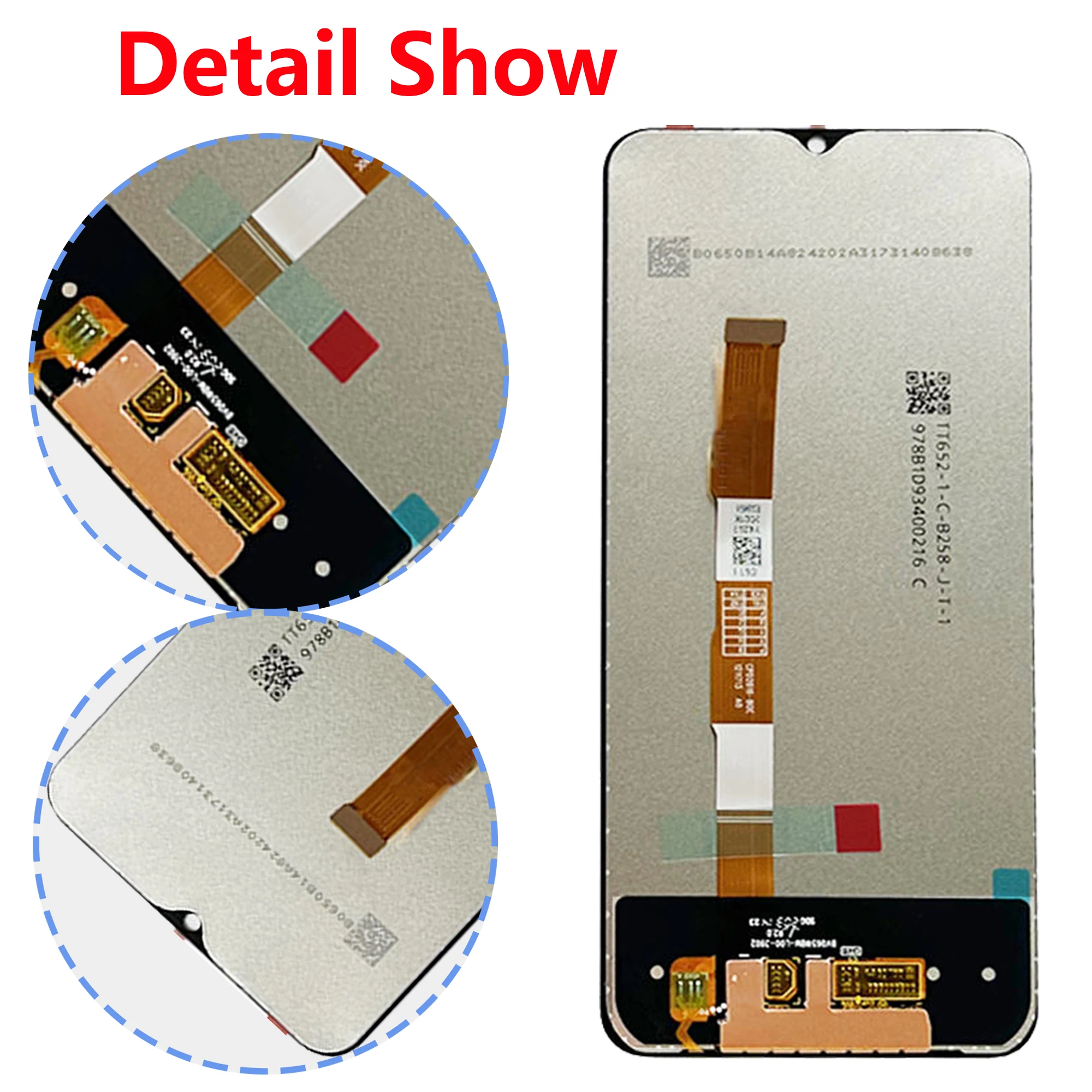 Display LCD originale per Vivo Y20S completo con cornice V2027 Touch Screen standard Digitizer Assembly parti di riparazione di ricambio