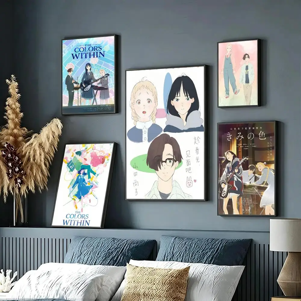 anime The Colors Within Poster Wall Posters Art Print HD Print Self-Adhesive Waterproof Wall Stickers Room Decoration