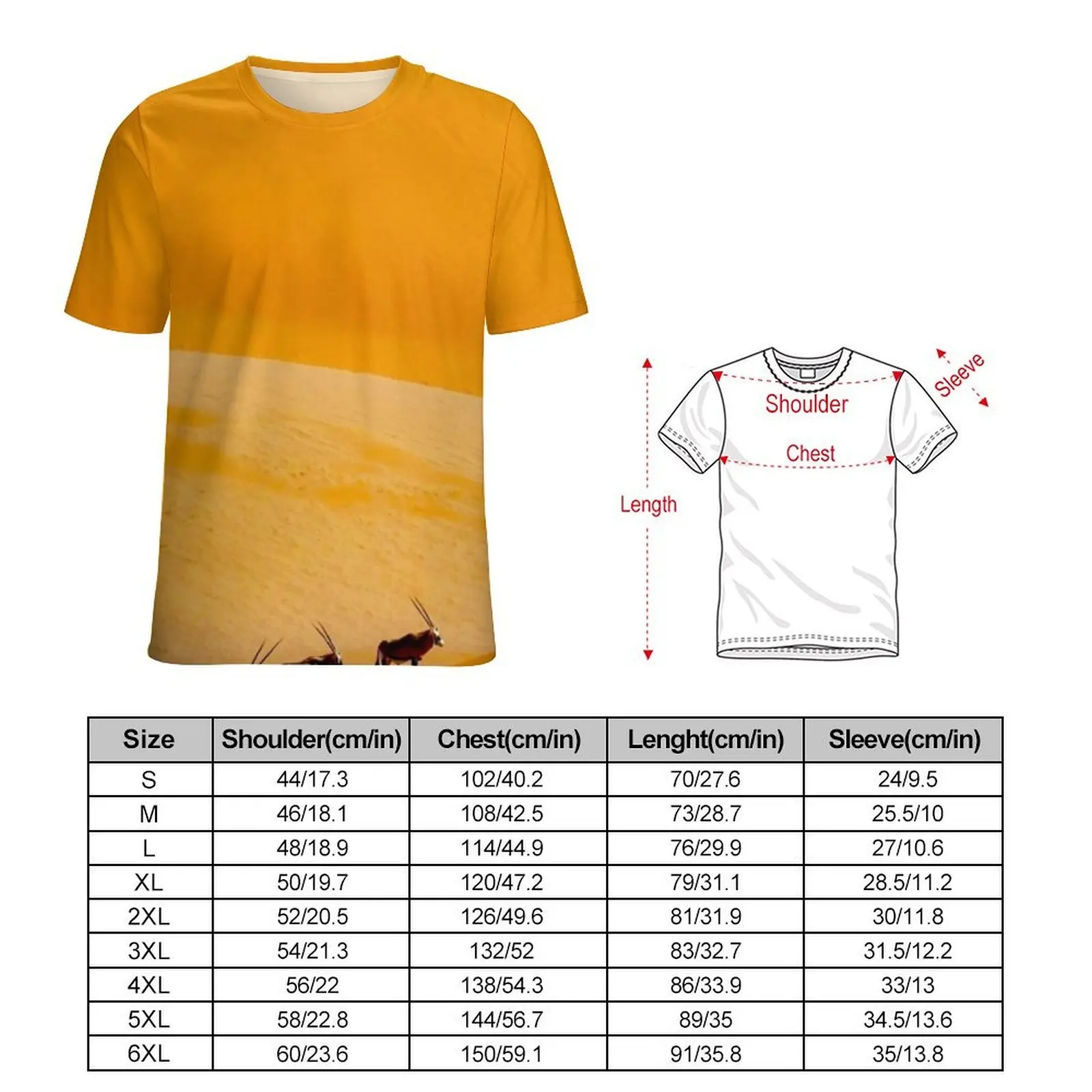 Namib Namibia Desert T Shirt South Africa Cool T-Shirts Men Classic Tshirt Summer Short-Sleeve Custom Tops Big Size 5XL 6XL