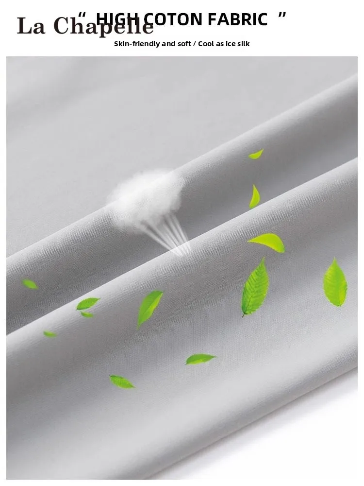 라 샤펠 아이스 실크 요가 팬츠 여성용 얇은 여름용 신축성 있는 9부 스킨 타이트 핏 베이스 레이어 팬츠 부드럽고 신축성 있음