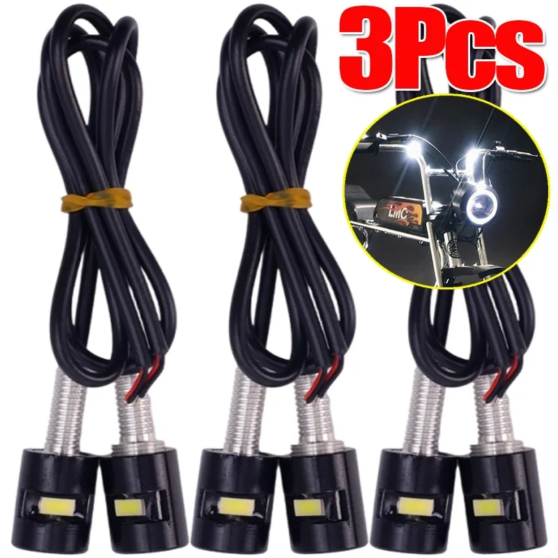 

5630 SMD Auto Motorcycle LED License Plate Light 12V LED Mini Turn Signal Lights Eagle Eye Shape Tail Lamp Brake Fog Light Bulb