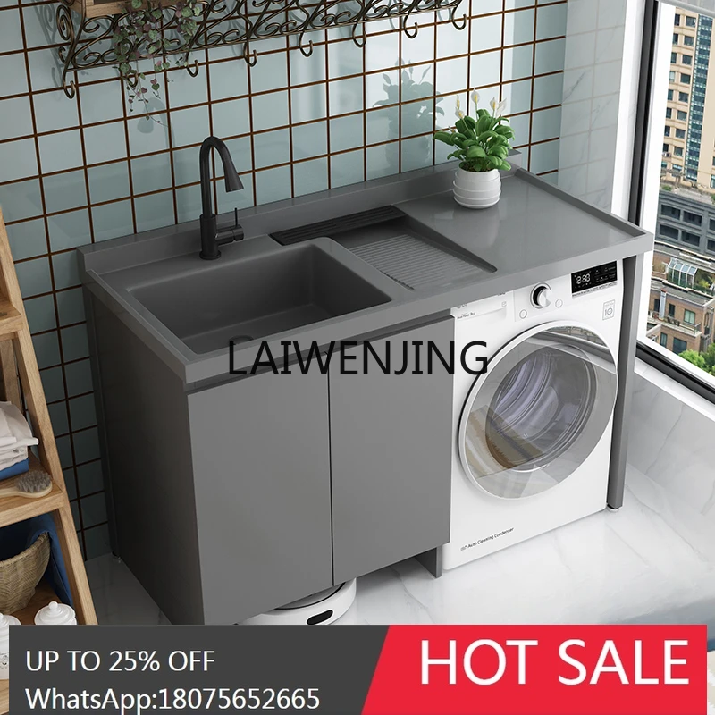 

honeycomb board with rubbing board integrated face washing table combination can cut corners