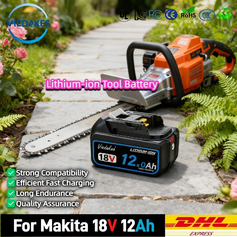 

Hot Selling 18V 12.0Ah Battery, for Makita18V Universal Fit Power Tools,Reliable Power,High Capacity&Durable Performance