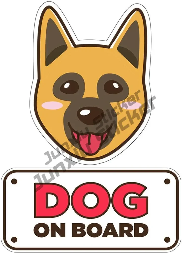 German Shepherd Decal German Shepherd Dog on Board Sticker Gift Accessories for The Car Decal Auto Assesories Private Stroller