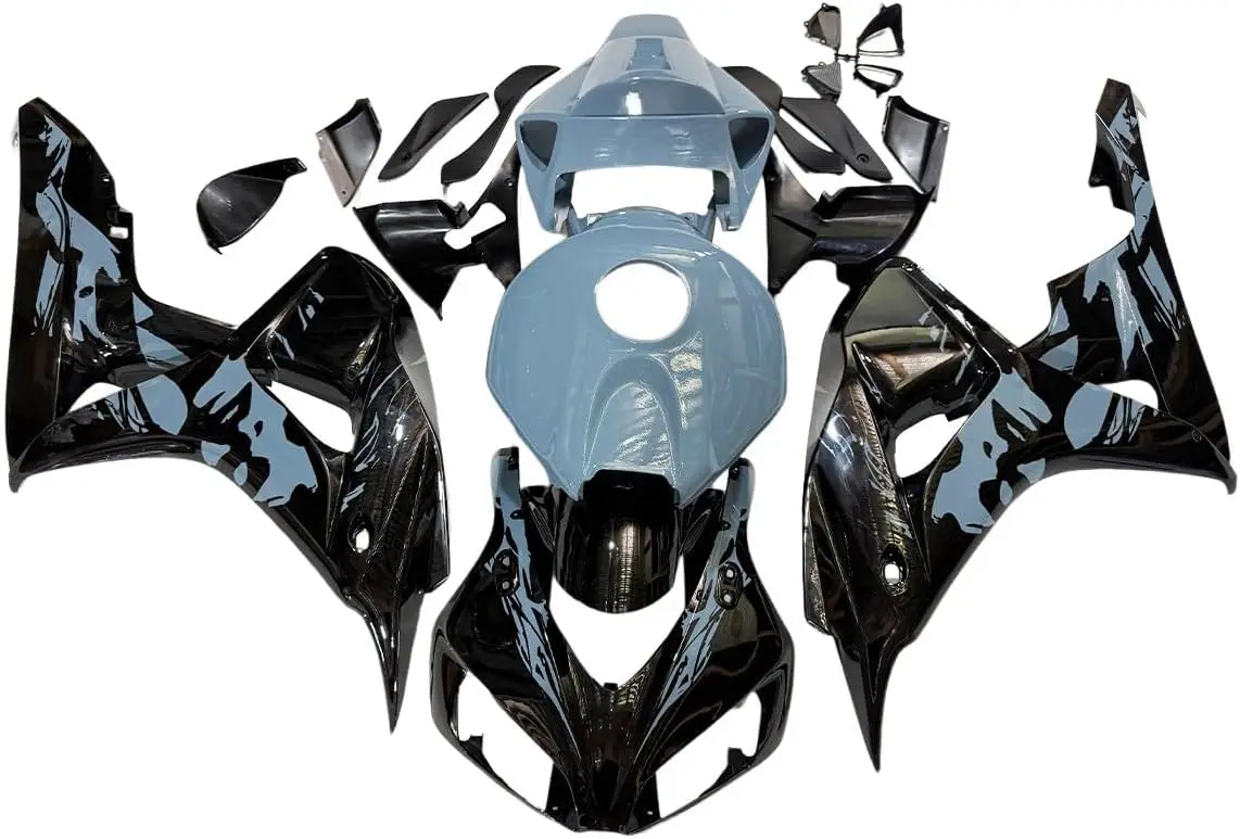 Injection Gray Black Fairings Fit for Honda CBR1000RR 2006 2007 CBR 1000RR 06 07 ABS Plastic Bodywork Body Frame Body Kit Cowlin