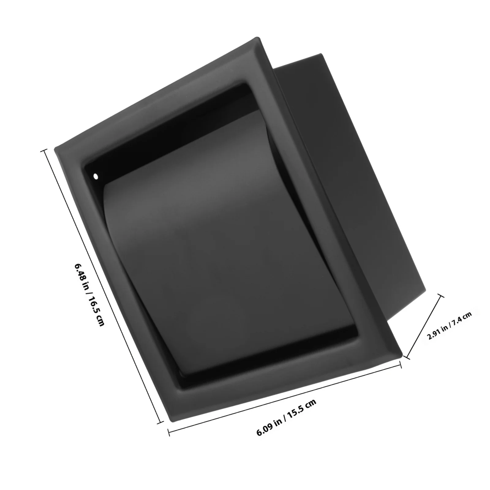 Stainless Steel Toilet Holder Roll Paper Rack Durable Tissue Storage Box Embedded Design Bathroom Organizer Roll