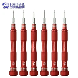 MECHANIC MAX8 Ultra Hard High-precision Cross Torx T2 Y0.6 Pentalobe Phillips Mobile Phone Disassembly Screwdriver Tool