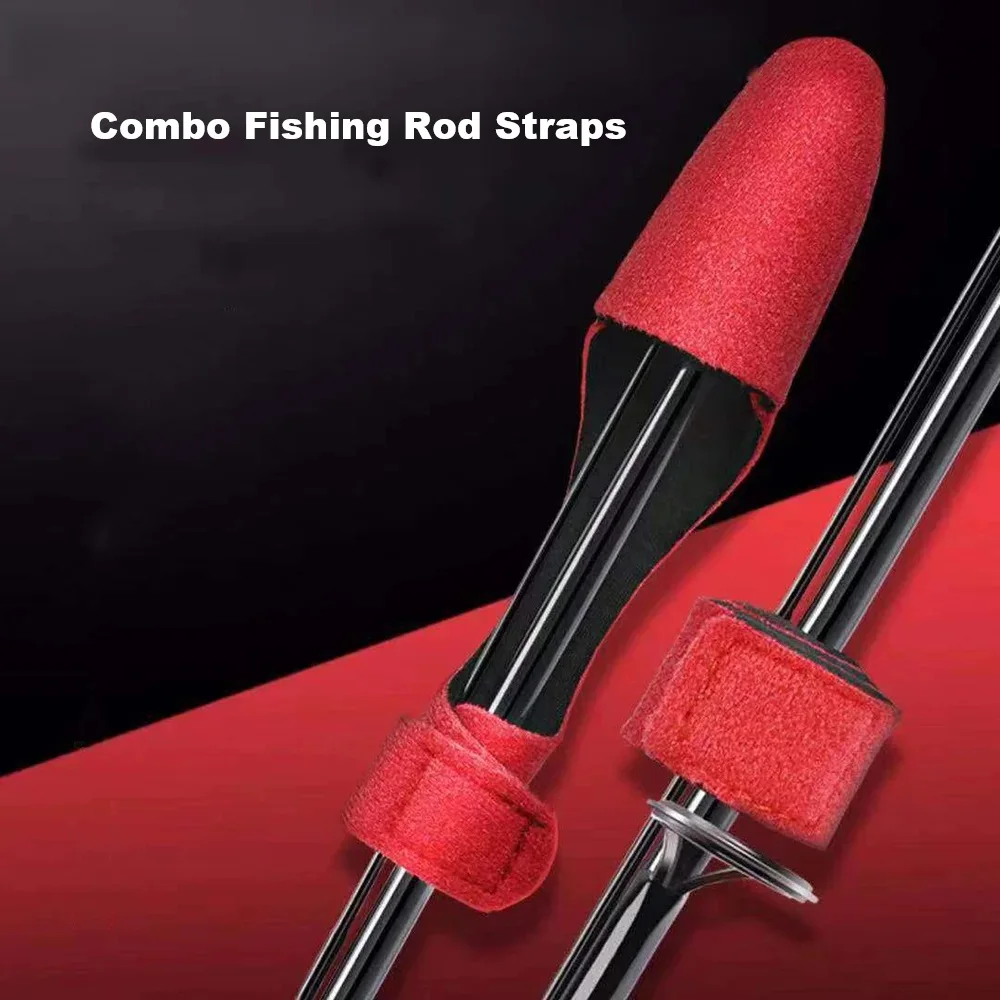 1pc Elastic Fishing Rod Strap, Portable Fishing Rod Holder Strap, Outdoor Fishing Storage Accessory gallery 2