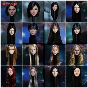 Super Duck 1/6 Sculpt de cabeza de belleza SDH024 SDH025 SDH027 SDH028 SDH030 FIT 12 8 Mejores ventas 1 6 Sculpt de cabeza femenina - №5