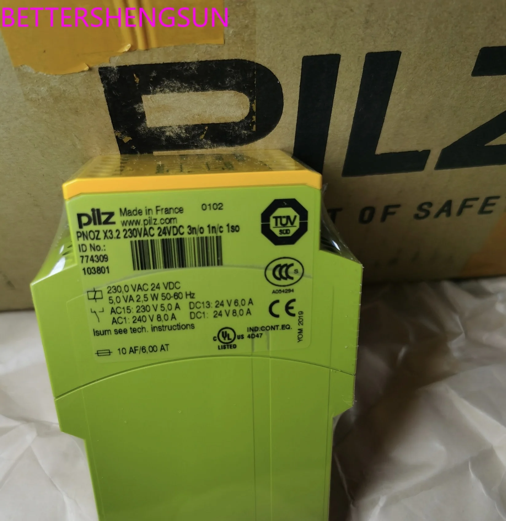 

Safety relay PNOZ X3.2 230VAC 24VDC order number 774309