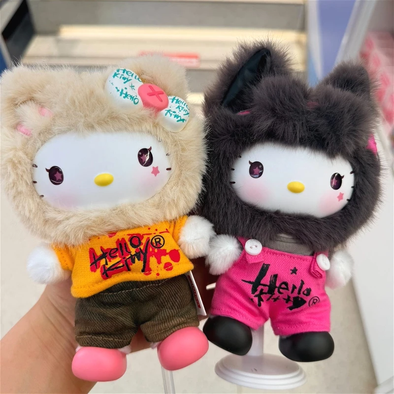 

Hello Kitty Graffiti Series Blind Box Kitty Vinyl Anime Figure Cute Surprise Bag Pendant Mystery Box Collect Keychain Toys Gifts