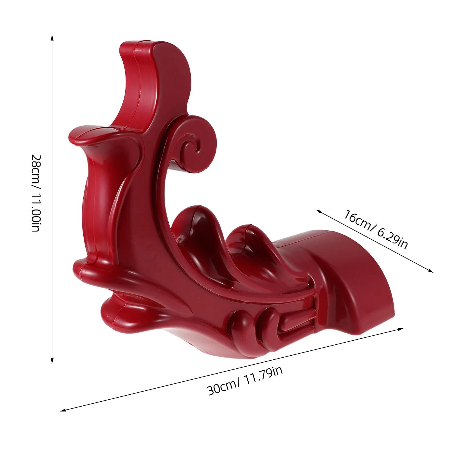 Chinese Roof Ornament Vintage Plastic Decorative Architectural Detailing for Home Office Garden Traditional Roof Accent