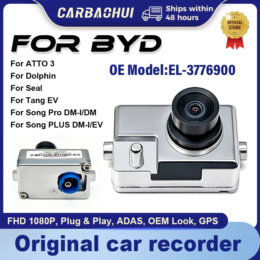 For BYD Dolphin Seal Act 3 Atto 3 Yuan Song Tang Ev Original DVR Car…