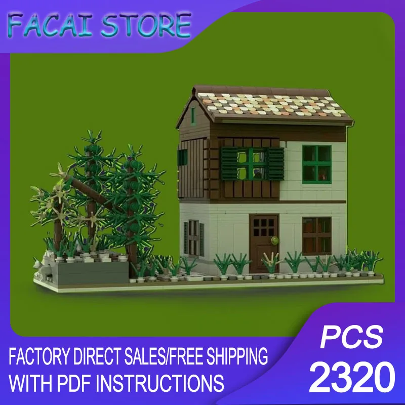 

Модульный конструктор City Street View: Модель загородного дома из технологичных блоков. Рождественский DIY-набор для сборки. Подарки.