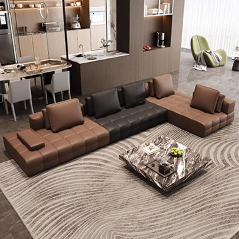 أرائك غرفة المعيشة الحديثة المقطعية، صالة مميزة، أرائك غرفة المعيشة المريحة، طاولات المؤتمرات، أثاث منزلي من Muebles #4