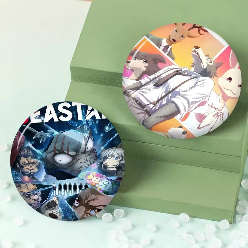 

animal Anime Cartoon B-Beastars Soft Button Pin Bright Printed Icon Gift For Friends Badge Collar Brooch Lapel Pin Metal